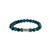AZE Armband AZ-BS027-A  maat:19cm. (blue tiger eye) - 21826