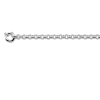 Armband, zilver gerhodineerd jasseron 7mm. (Lengte: 21cm.) - 21901