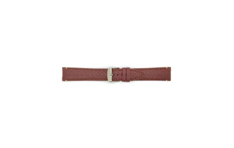 Hand braided top grain chocolate brown calf leather watch strap with nubuck lining. This high end watch strap from the exclusive PRIME collection is available in 5 colors ,4 sizes and is exclusively made for BBS - 21940