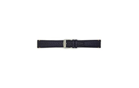 Hand braided top grain black calf leather watch strap with nubuck lining. This high end watch strap from the exclusive PRIME collection is available in 5 colors ,4 sizes and is exclusively made for BBS - 21941