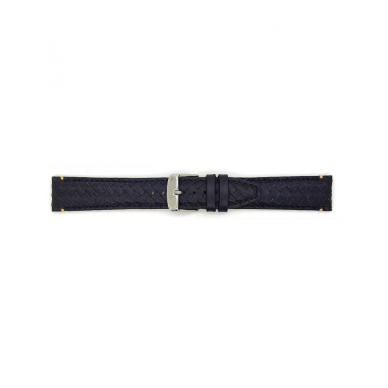 Hand braided top grain black calf leather watch strap with nubuck lining. This high end watch strap from the exclusive PRIME collection is available in 5 colors ,4 sizes and is exclusively made for BBS - 21941 Hand braided top grain black calf leather watch strap with nubuck lining. This high end watch strap from the exclusive PRIME collection is available in 5 colors ,4 sizes and is exclusively made for BBS - 21941
