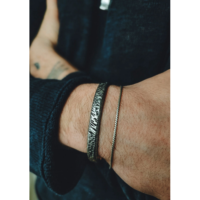 TAJ AMSTERDAM Zilveren Herenarmband Ervin (L=20cm) - 22358 TAJ AMSTERDAM Zilveren Herenarmband Ervin (L=20cm) - 22358