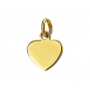 Hanger 14krt.goud graveerplaatje hart (8mm.) - 22053 Hanger 14krt.goud graveerplaatje hart (8mm.) - 22053