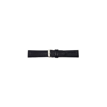 Horlogeband 20mm Zwart - 22087