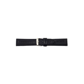 Horlogeband 20mm Zwart - 22087