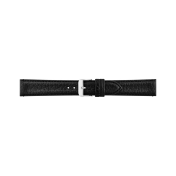 Horlogeband 20mm Zwart - 22087