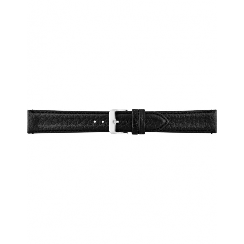 Horlogeband 20mm Zwart - 22087
