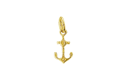 HC Hanger, 14krt. goud Anker (lengte: 9,5mm.) - 18585