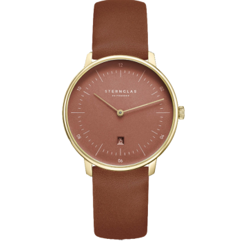 Sternglas Dameshorloge, NAOS xs Flora Terracotta S01-NDF21-KL11 - 22267