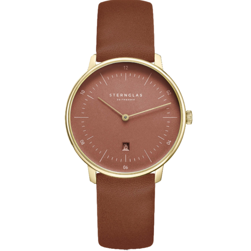 Sternglas Dameshorloge, NAOS xs Flora Terracotta S01-NDF21-KL11 - 22267