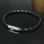 TAJ AMSTERDAM Kralen Herenarmband Nhean met Onyx (one size)(20cm) - 22278