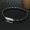 TAJ AMSTERDAM Kralen Herenarmband Nhean met Onyx (one size)(20cm) - 22278
