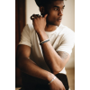TAJ AMSTERDAM Kralen Herenarmband Nhean met Onyx (one size)(20cm) - 22278