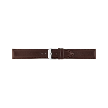 Eenvoudig kalfsleer, Gevulde, horlogeband met stalen gesp en dezelfde kleur stiksels. XL - 22315