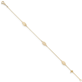 Armband, 14krt.goud (lengte: 16-19cm.) - 22325