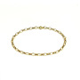Armband, 14krt goud ankerschakel  (lengte: 18,5cm.) - 22326