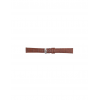 Horlogeband 18mm Bruin, krokodillenprint - 22320