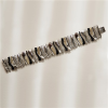 AUDAR Armband, model 1856 zilver met 18 krt goud (lengte 18cm) - 22362