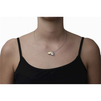 Boccia Hanger, titanium model 07009-01 tulp 2x2cm. (excl.collier) - 18143
