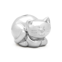 Spaarpot Poes - Zilverstad - 22069