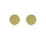 AUDAR Oorknoppen, model 1826 zilver met 18 krt.goud (diameter 9,5mm.) - 22369