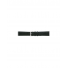 Horlogeband 22mm Zwart, Kroko print - 22414
