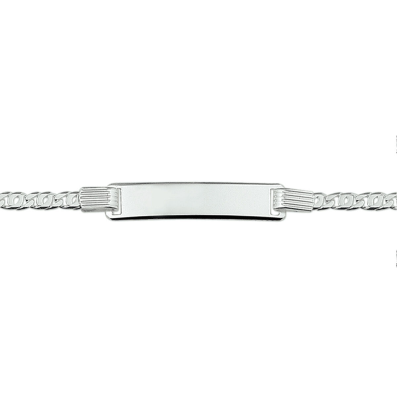 Graveerarmband zilver (lengte: 14-16cm.) - 18863
