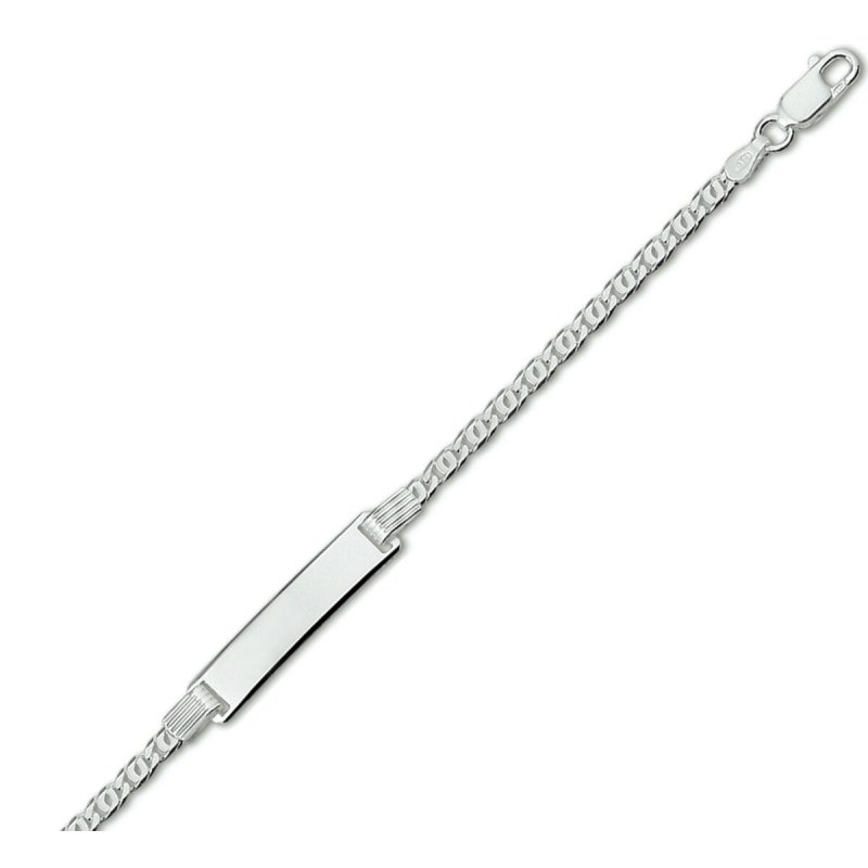 Graveerarmband zilver (lengte: 14-16cm.) - 18863