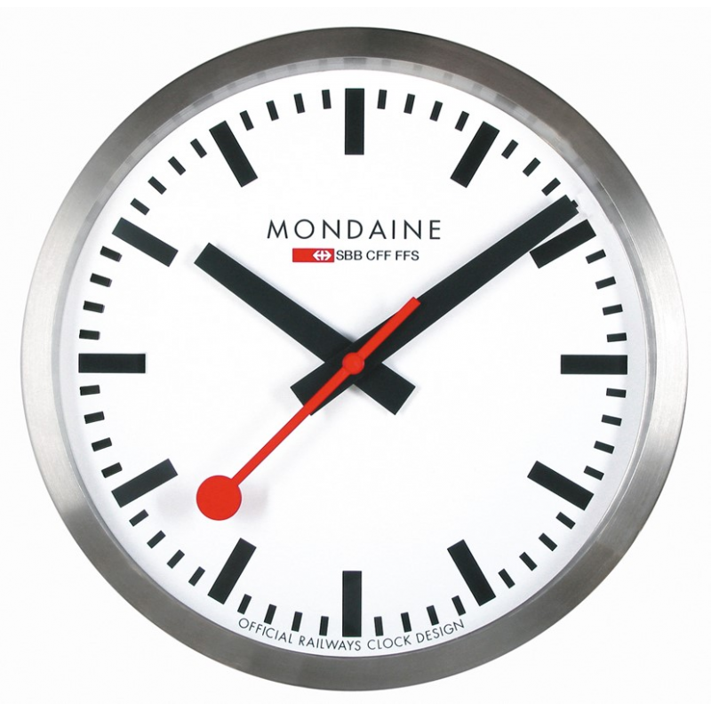 Mondaine Klok M995.CLOCK.16SBB (40cm) - 18884 Mondaine Klok M995.CLOCK.16SBB (40cm) - 18884