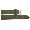 Horlogeband, 20 mm - Groen - 3 mm dik - met Stiksel - echt Kalfsleer - 19627 Horlogeband, 20 mm - Groen - 3 mm dik - met Stiksel - echt Kalfsleer - 19627