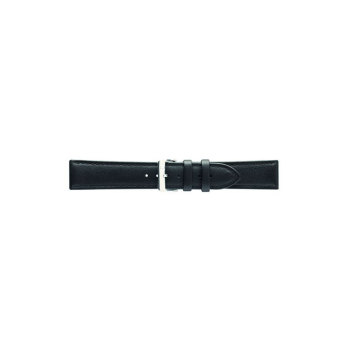 Horlogeband 18mm Zwart XL - 21869