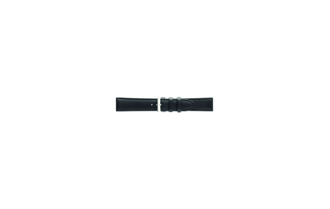 Horlogeband 18mm Zwart XL - 21869