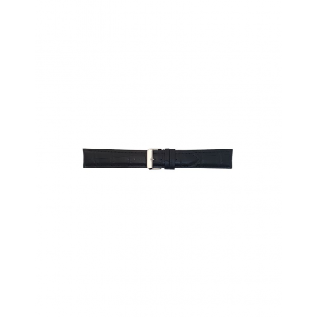 Horlogeband 18mm Zwart Aligator print - 21580