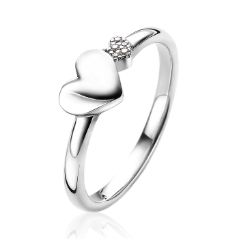 Zinzi Ring , model ZIR2137 met Hartje (maat 56) - 19674