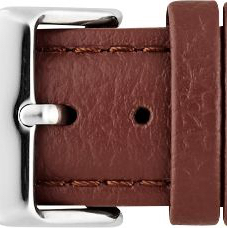 Horlogeband, 20 mm - Bruin - BISON patroonl - echt Kalfsleer - 19767 Horlogeband, 20 mm - Bruin - BISON patroonl - echt Kalfsleer - 19767
