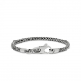Silk Armband, model 354 (breedte: 4,5mm.- lengte 21cm) - 20088