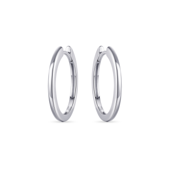 Oorringen, zilver (2x22mm) - 20095 Oorringen, zilver (2x22mm) - 20095