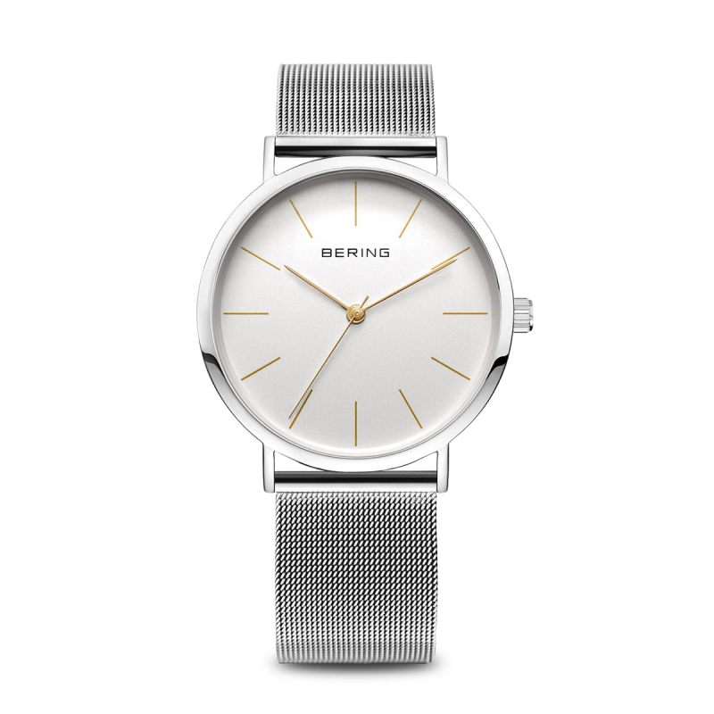 Bering Dameshorloge Quartz, model 13436-001 Staal - 20164