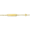 Graveerarmband, 14krt. goud met hartje (verstelbaar: 9-11cm.baby) - 20619