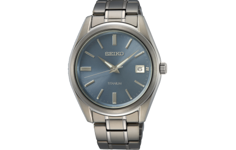 Seiko SUR371P1 Titanium met staalblauwe wijzerplaat - 20411