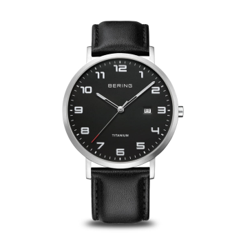 Bering Herenhorloge Quartz, 18640-402 Titanium (40mm). - 20871