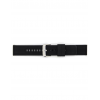 Horlogeband 20mm Zwart, silicone - 20947
