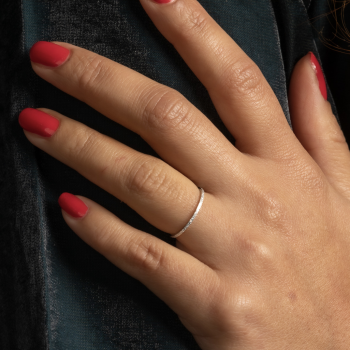 My Bendel Ring, Edelstaal. Aanschuifring 1mm (maat 18). - 21225