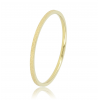 My Bendel Ring, Edelstaal verguld. Aanschuifring 1mm (maat 18). - 21180