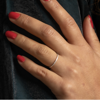My Bendel Ring, Edelstaal. Aanschuifring 1mm (maat 16). - 21181 My Bendel Ring, Edelstaal. Aanschuifring 1mm (maat 16). - 21181