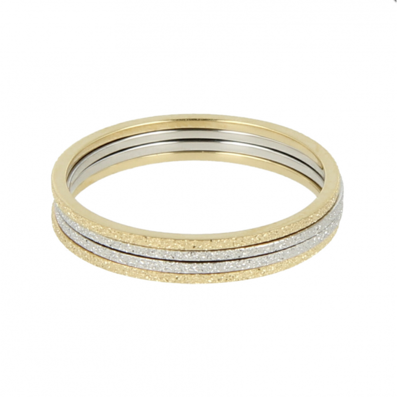 My Bendel Ring, Edelstaal. Aanschuifring 1mm (maat 17). - 21182