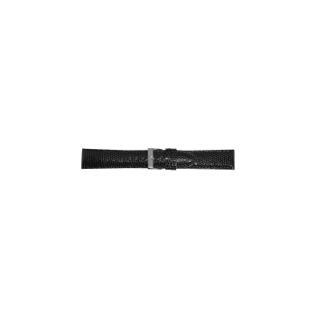High end, genuine lizard leather watch strap with padding and stitching. Fitted with a stainless steel buckle - 21240