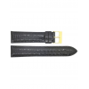 High end, genuine lizard leather watch strap with padding and stitching. Fitted with a stainless steel buckle - 21240
