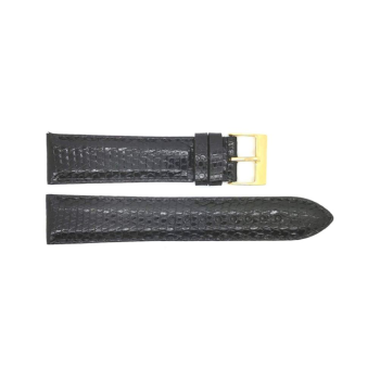 High end, genuine lizard leather watch strap with padding and stitching. Fitted with a stainless steel buckle - 21240 High end, genuine lizard leather watch strap with padding and stitching. Fitted with a stainless steel buckle - 21240