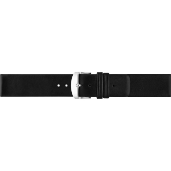 Horlogeband 18mm Zwart Parallel - 21241